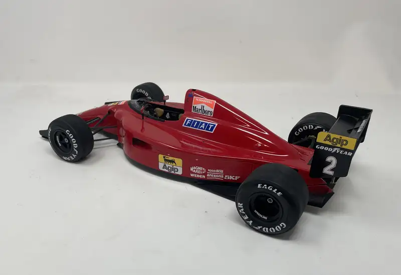 Signed 1:12th Scale Hand-Built Model of Nigel Mansell CBE's -For Sale
