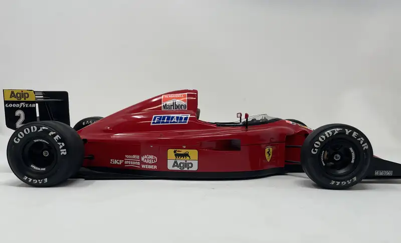 Signed 1:12th Scale Hand-Built Model of Nigel Mansell CBE's -For Sale