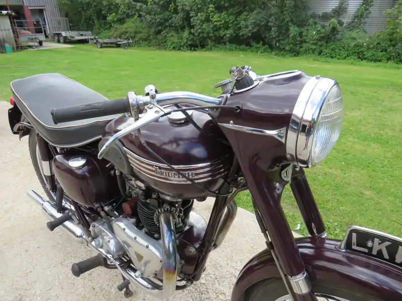 1955 Triumph 5T Speed Twin 498cc-Sold