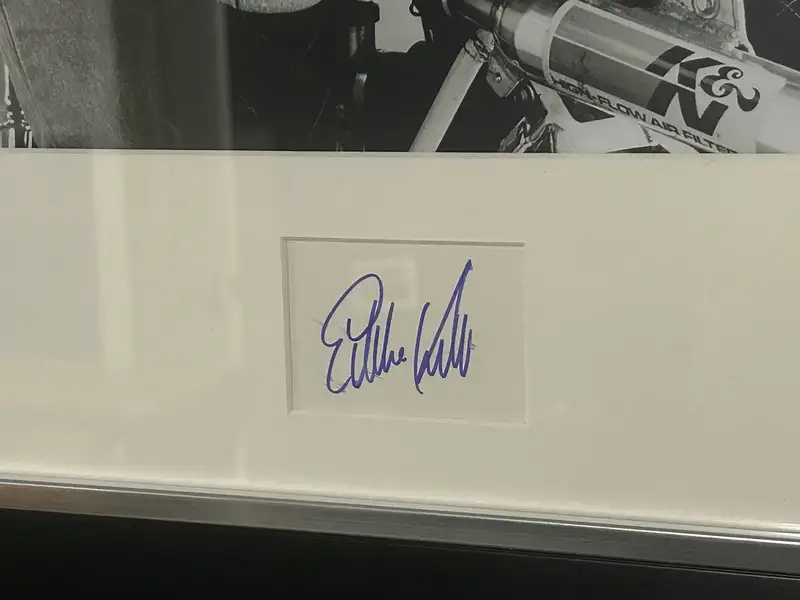 'Eddie The Kid' Autograph Presentation-For Sale