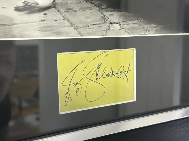 Rod Stewart and Lamborghini Muira Autograph Presentation-For Sale