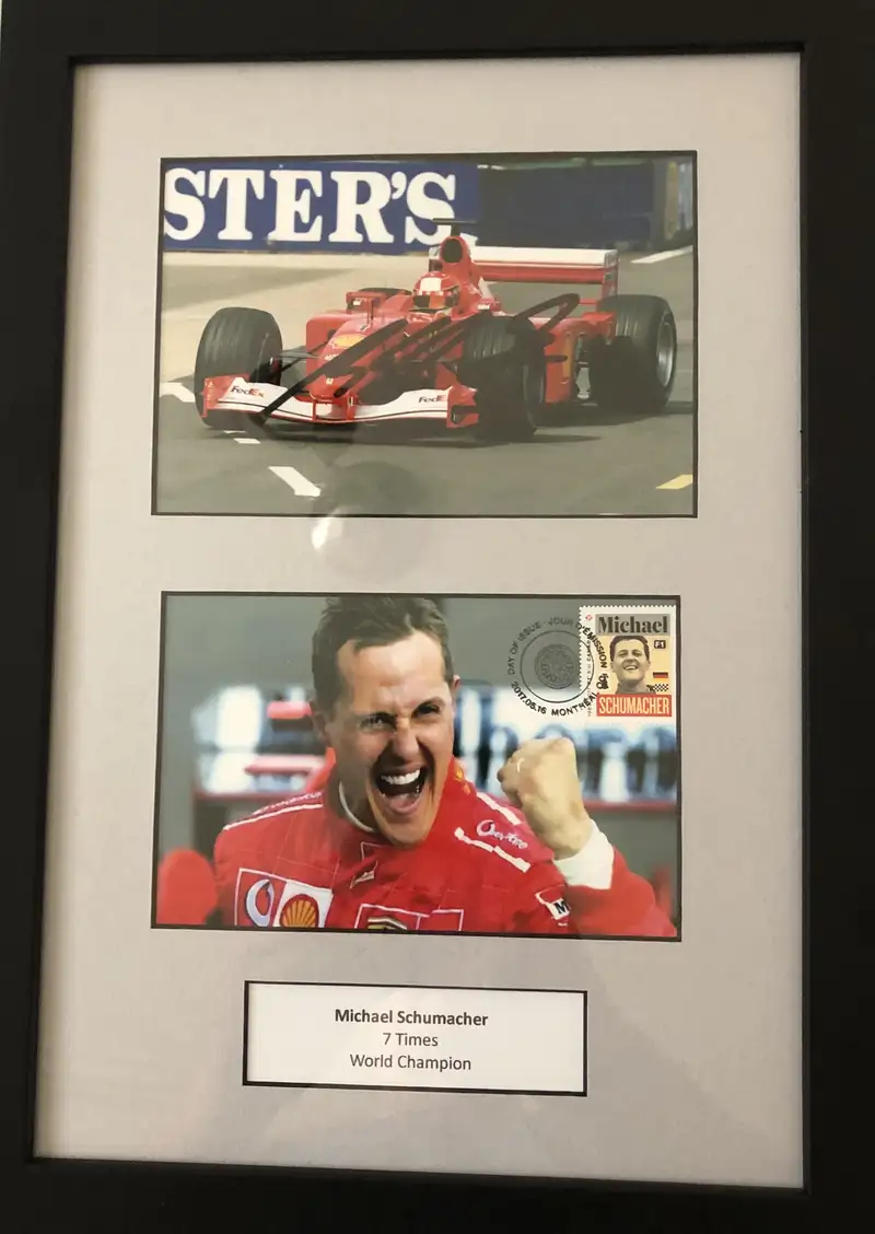 Michael Schumacher Ferrari Autograph Presentation-For Sale