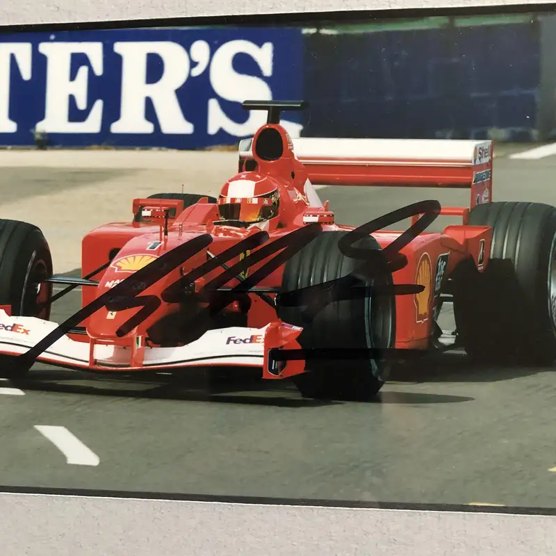 Michael Schumacher Ferrari Autograph Presentation-For Sale