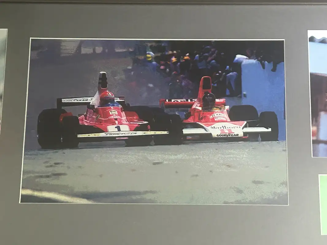 James Hunt & Niki Lauda 'Rivals' Autograph Presentation-For Sale