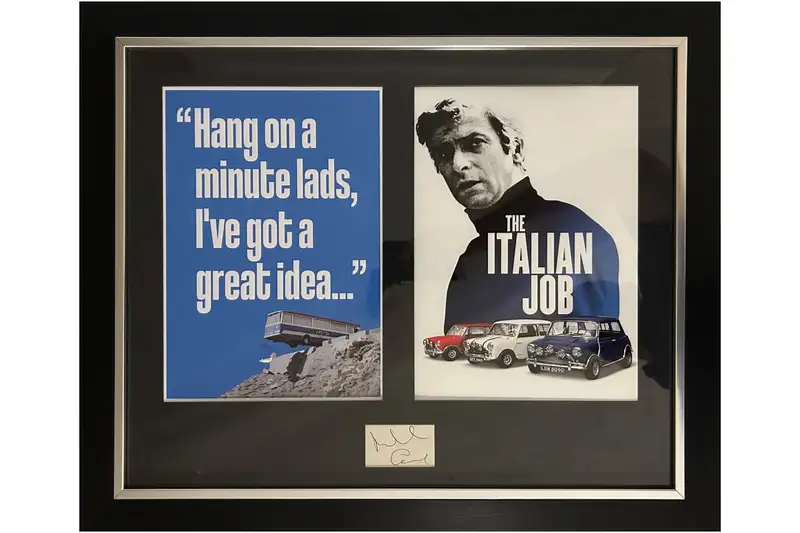 The Italian Job Autograph Presentation-For Sale