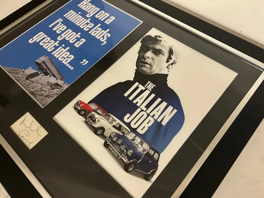 The Italian Job Autograph Presentation-For Sale