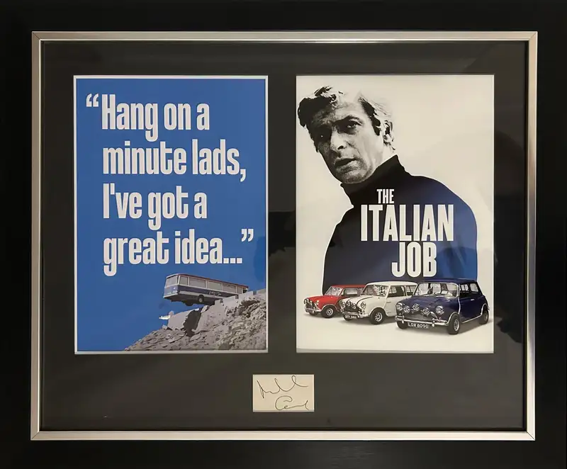 The Italian Job Autograph Presentation-For Sale