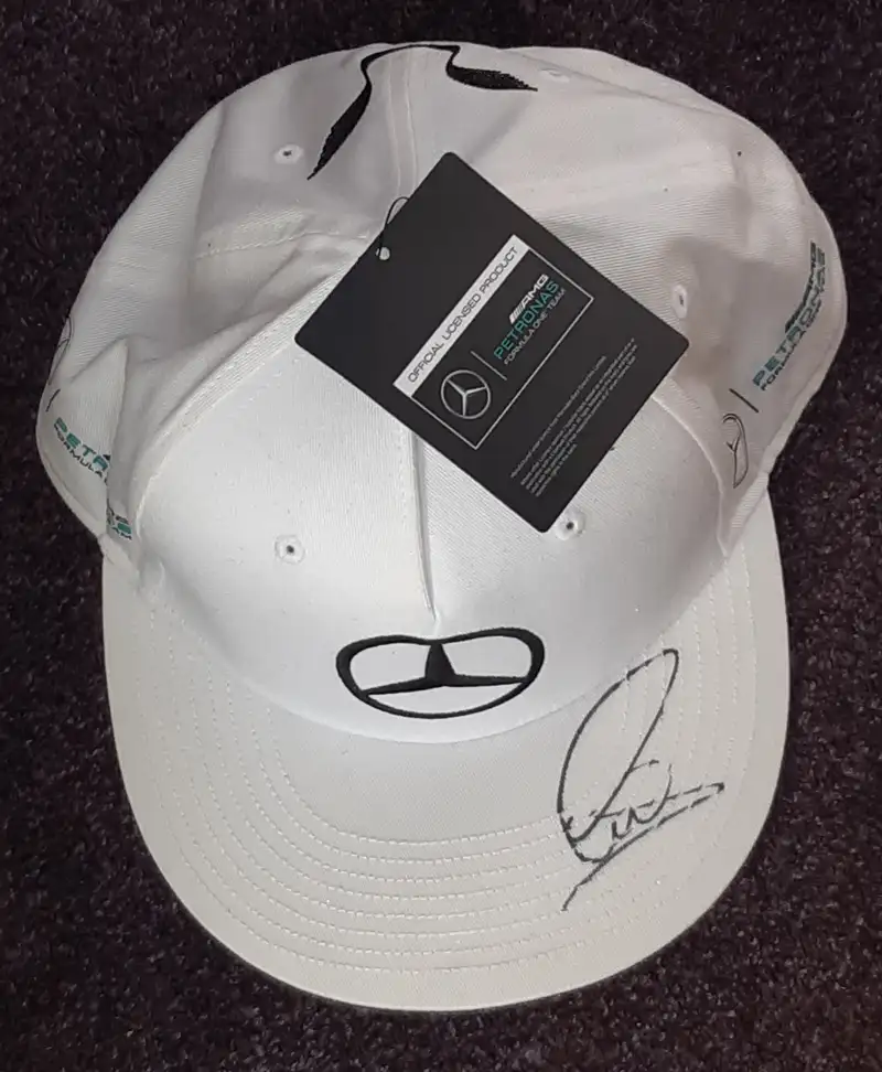 Sir Lewis Hamilton-Signed and Framed Official Mercedes AMG P-For Sale