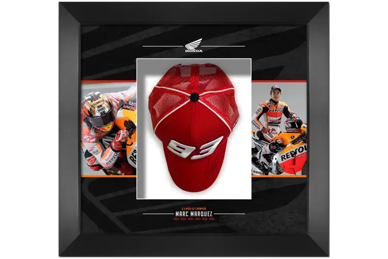 Marc Marquez-Signed and Framed Official Baseball Cap -For Sale
