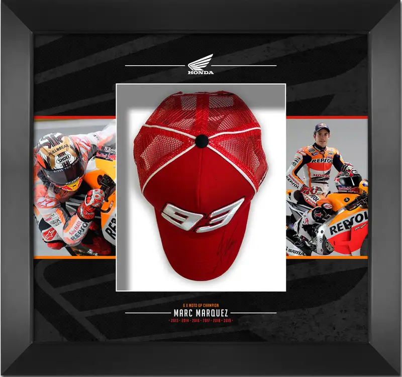 Marc Marquez-Signed and Framed Official Baseball Cap -For Sale