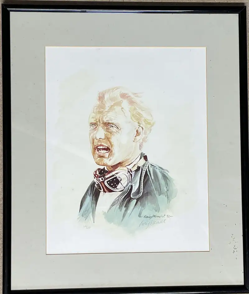 Three Mike Hawthorn Prints-For Sale