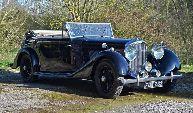 1938 Derby Bentley 4¼-Litre Vanden Plas Drophead Coupé-Sold