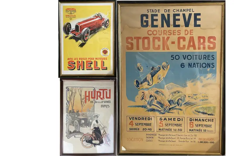 Three Striking Historic Reproduction Posters-For Sale