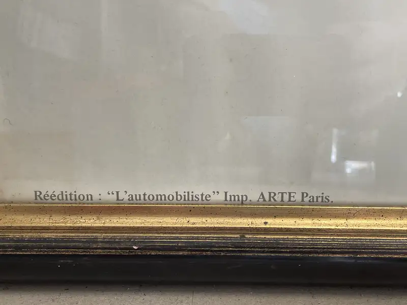Six Substantial Monaco Grand Prix Framed and Glazed Reproduc-For Sale