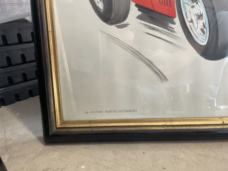Six Substantial Monaco Grand Prix Framed and Glazed Reproduc-For Sale
