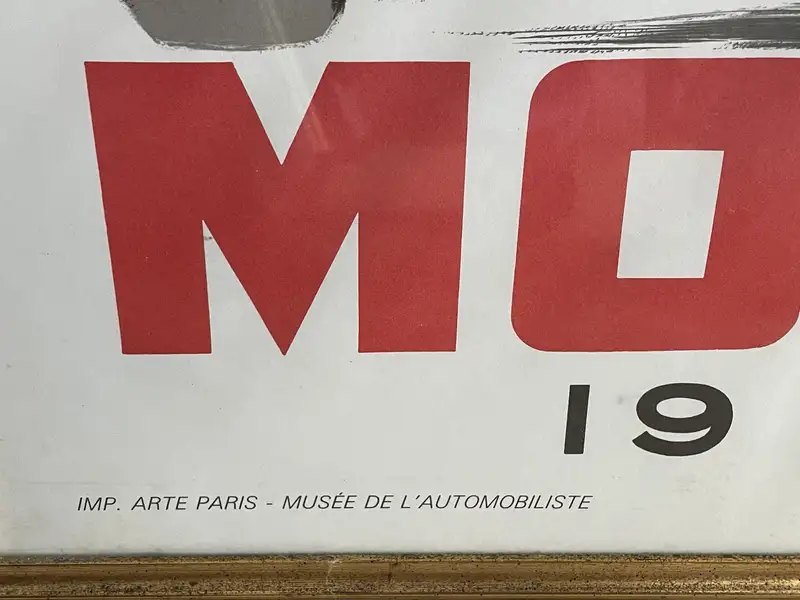 Six Substantial Monaco Grand Prix Framed and Glazed Reproduc-For Sale
