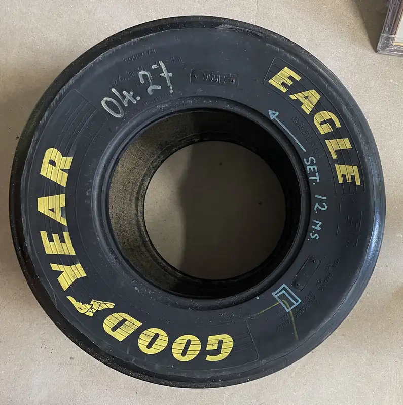 1993 Formula 1 Goodyear Eagle Tyre Table-Sold