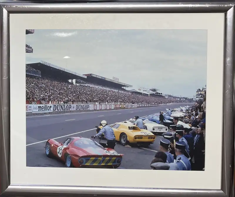 Six Large Motor Racing Photographs from the 1960s and 1970s-For Sale