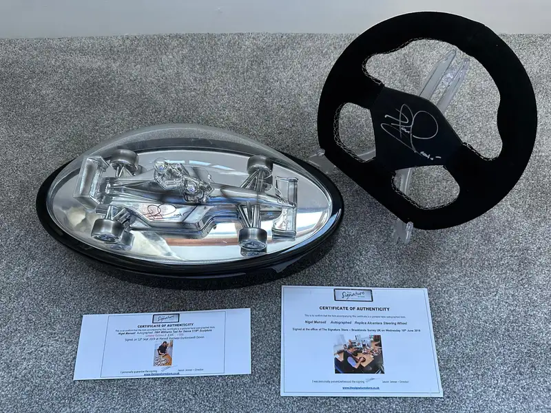 Taxi for Senna Model and Replica Alcantara Race Steering Whe-For Sale