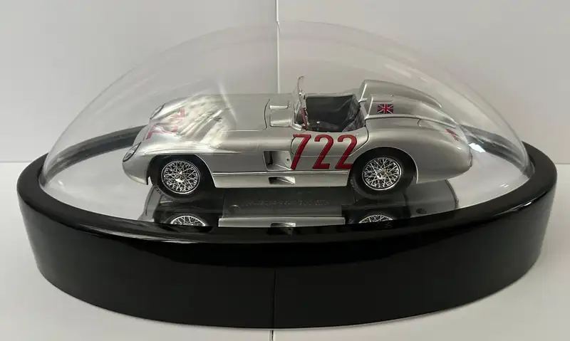 Mercedes-Benz 300SLR 722 Burago Model - Signed by Sir Stirli-For Sale