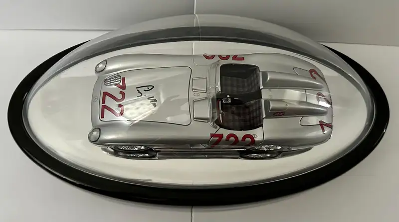 Mercedes-Benz 300SLR 722 Burago Model - Signed by Sir Stirli-For Sale