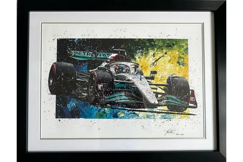 George Russell-Signed Mercedes AMG F1 W13 Limited Edition Pr-For Sale