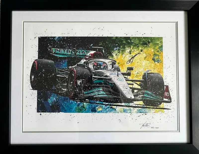 George Russell-Signed Mercedes AMG F1 W13 Limited Edition Pr-For Sale