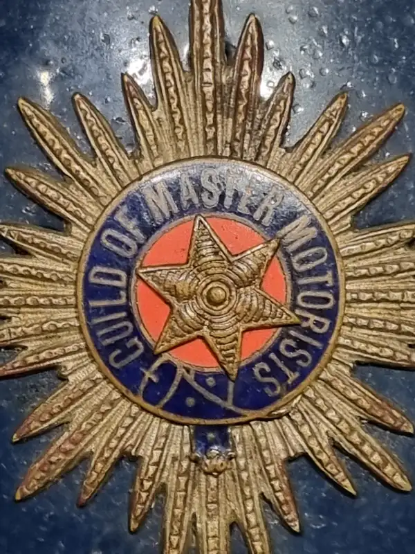Guild of Master Motorists Badge-For Sale