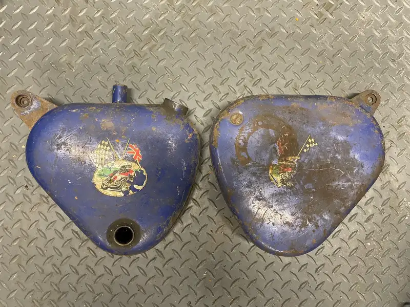 BSA Oil Tank and Tool Box-Sold