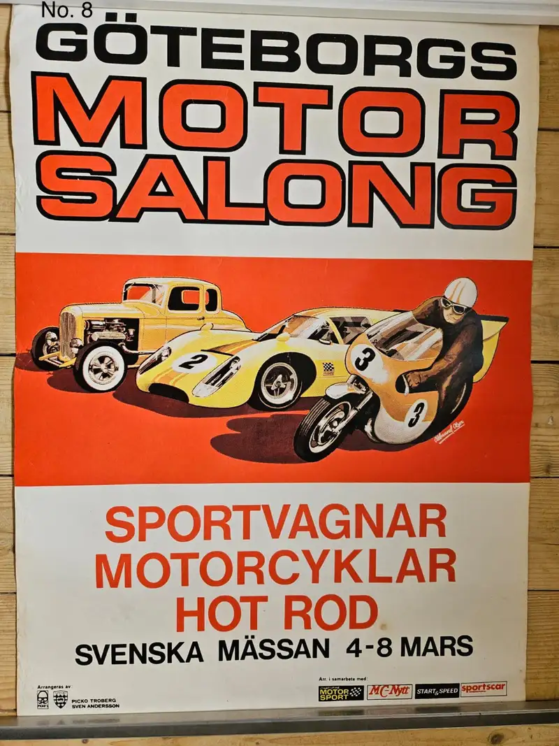 A Fascinating Selection of Motor Racing Posters From The 196-For Sale