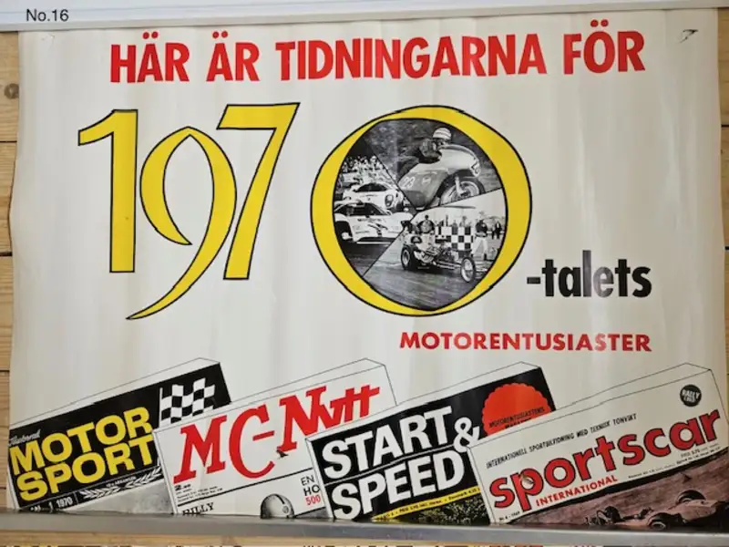 A Fascinating Selection of Motor Racing Posters From The 196-For Sale