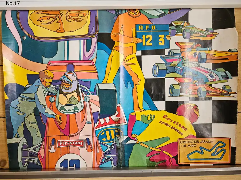 A Fascinating Selection of Motor Racing Posters From The 196-For Sale