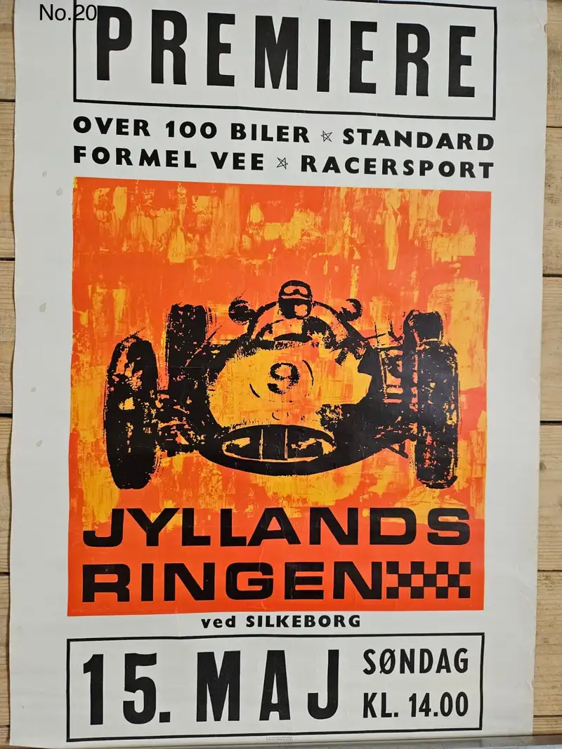 A Fascinating Selection of Motor Racing Posters From The 196-For Sale