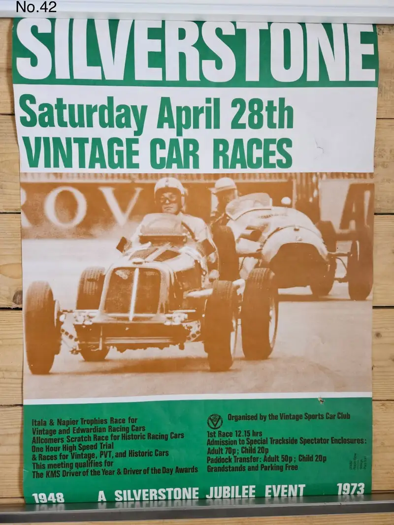 A Fascinating Selection of Motor Racing Posters From The 196-For Sale