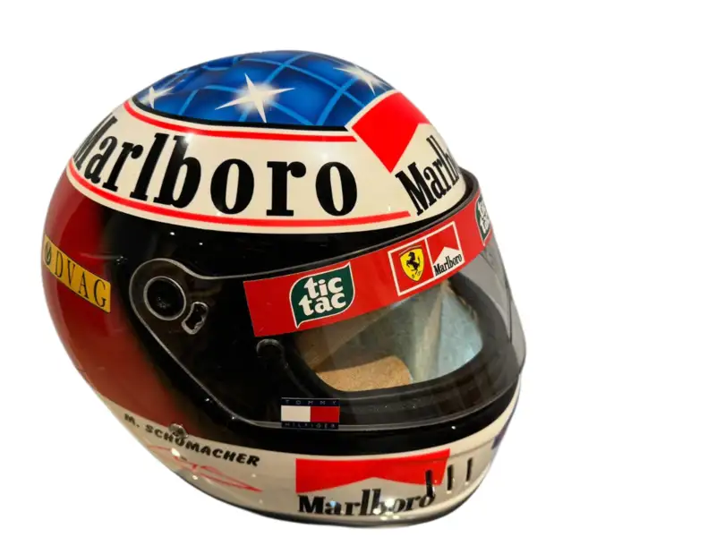 Michael Schumacher Homage K2 Helmet with Visor, Signed by th-For Sale