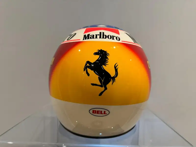 Michael Schumacher Homage K2 Helmet with Visor, Signed by th-For Sale