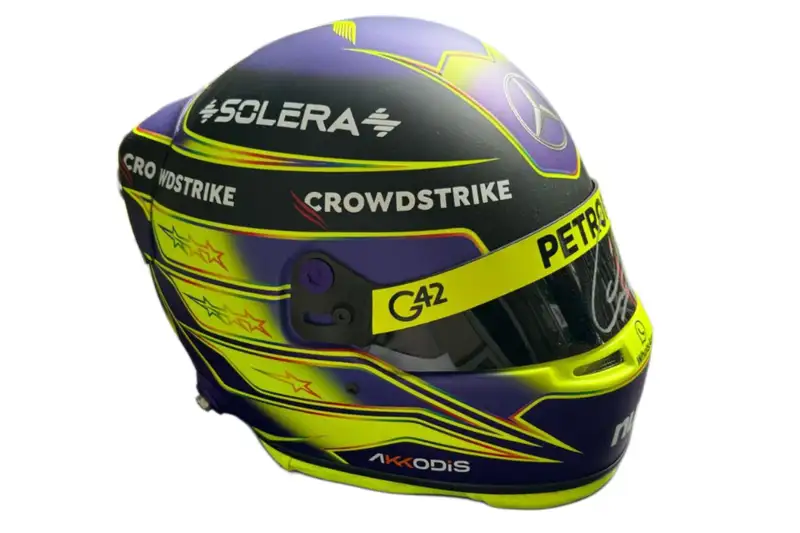 Sir Lewis Hamilton-Signed Replica Helmet-For Sale