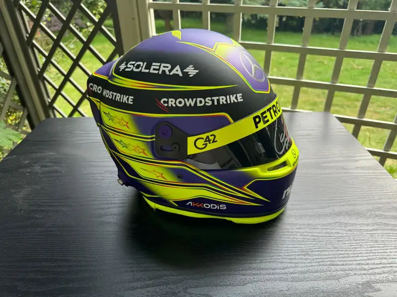 Sir Lewis Hamilton-Signed Replica Helmet-For Sale