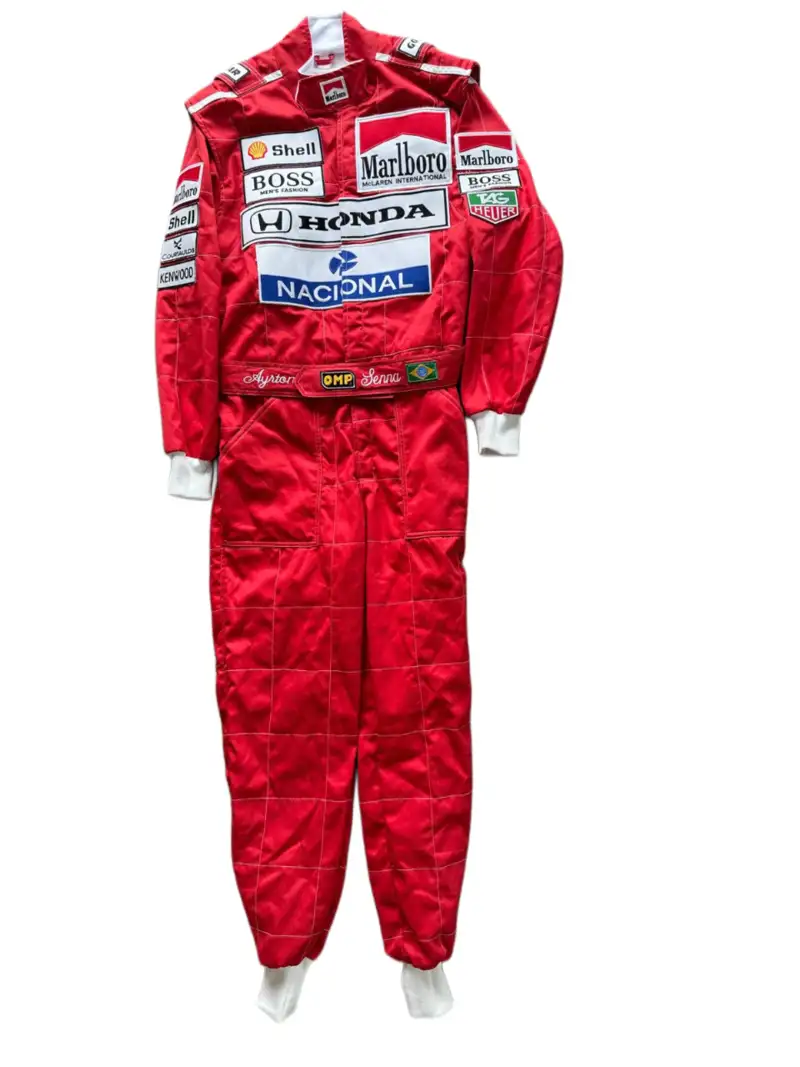 Ayrton Senna Replica 1998 Marlboro McLaren Race Suit-For Sale