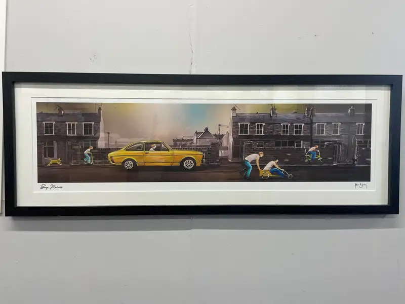 Collection of 4 framed Adam Barsby 