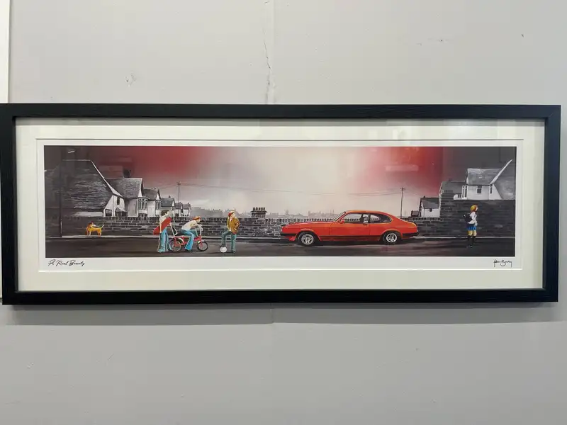 Collection of 4 framed Adam Barsby 