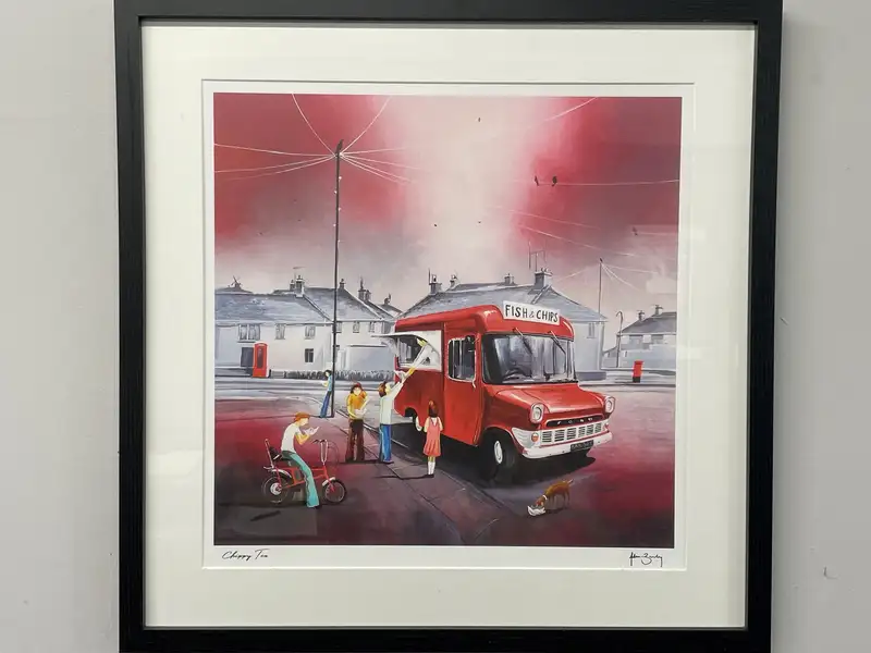 Collection of 4 framed Adam Barsby 