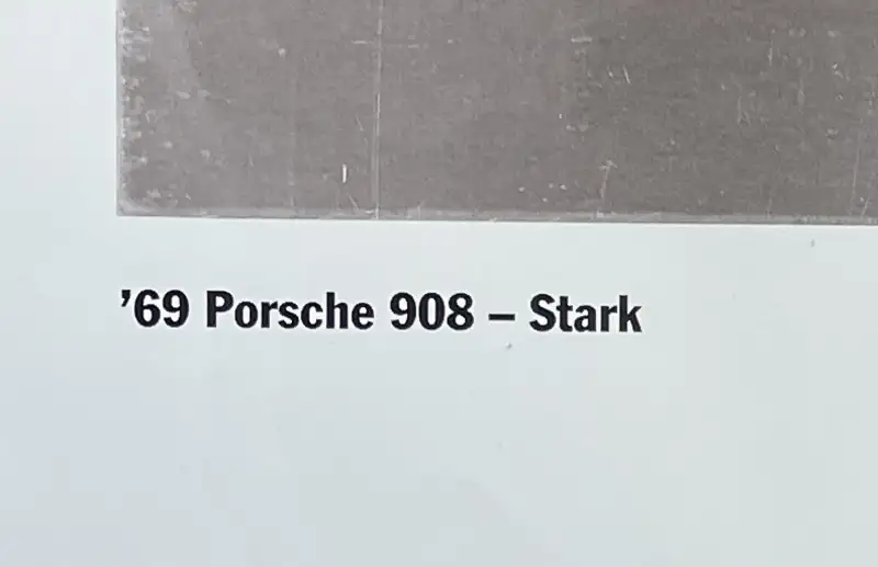 Assorted Porsche Framed Posters-For Sale