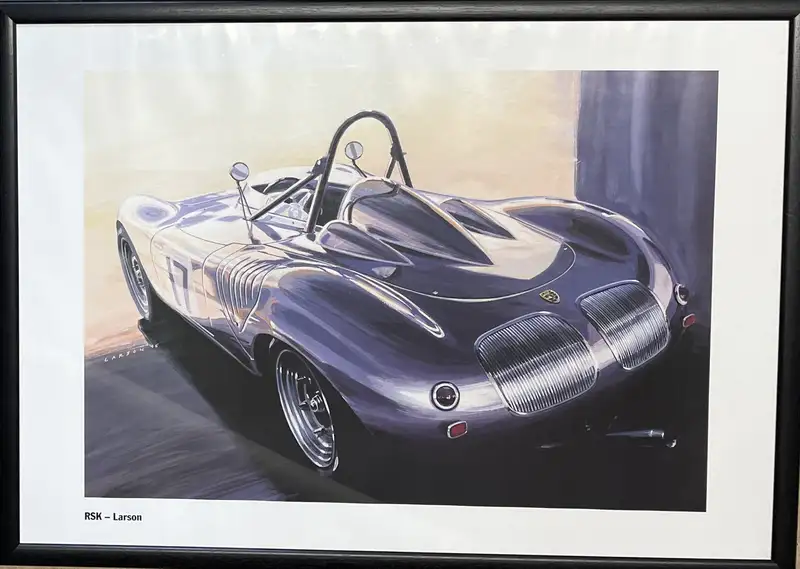 Assorted Porsche Framed Posters-For Sale