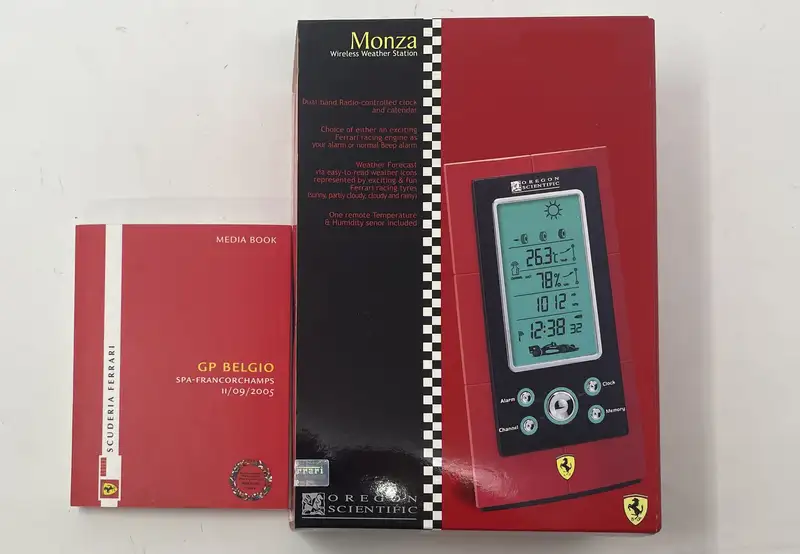 Monza Ferrari-Branded Weatherstation Plus Spa-Francorchamps -For Sale