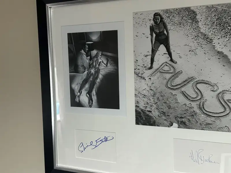 A James Bond Girls' Autograph Presentation-Sold