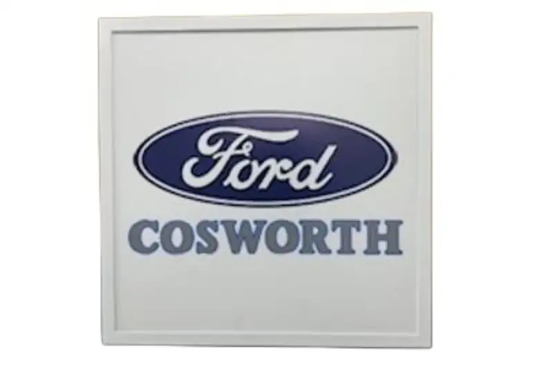Well Constructed New LED Illuminated 'Ford Cosworth'-Style S-For Sale