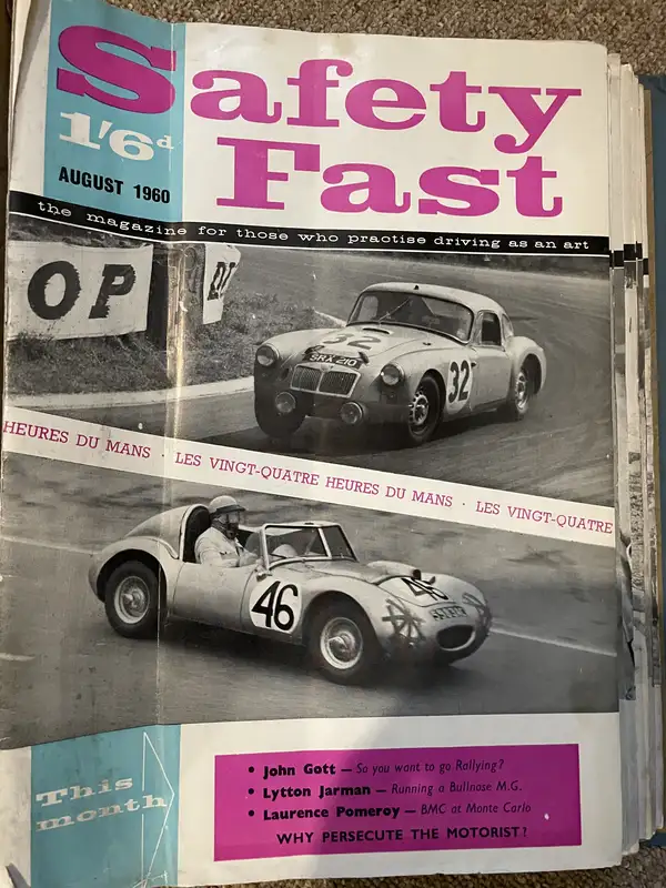 A Complete Set of Safety Fast! - The MG Car Club Official Ma-For Sale