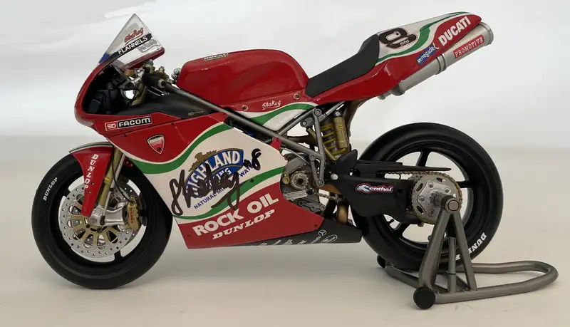 A Signed Collection of Ten 1:12th Scale Minichamps Motorbike-For Sale