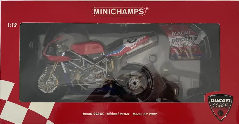 A Signed Collection of Ten 1:12th Scale Minichamps Motorbike-For Sale
